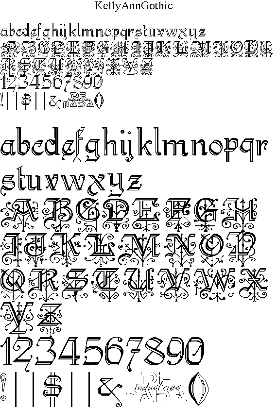Fonts Gothic